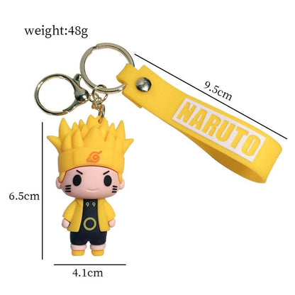 Whimsical 3D Rubber Silicon Cartoon Keyrings ( Pack of 1 ) - Topperskit LLP