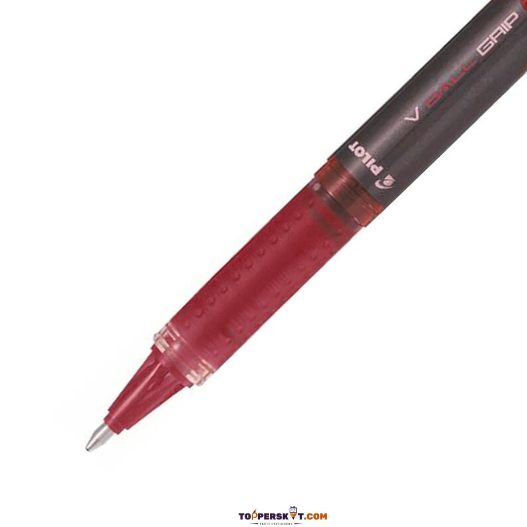 Pilot V Ball Grip 10 Liquid Roller Ball Pen – Red Ink (Pack of 1)