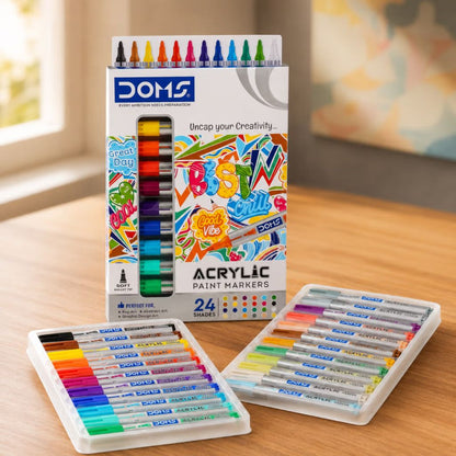 Doms Acrylic Paint Marker Set Multicolour - Image 2