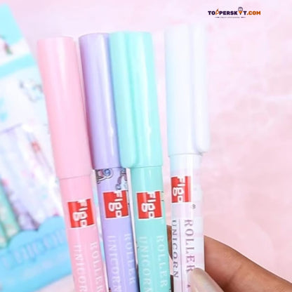 (10 Pcs.) Figo Unicorn Liquid Roller Pen – Blue