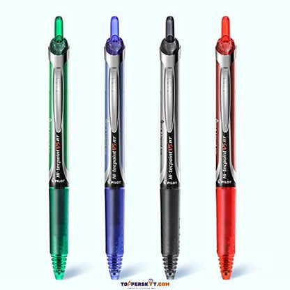 Pilot Hi-Tecpoint V5 RT Roller Ball Pen Blue -0.5mm Extra Fine Tip (Pack of 1)