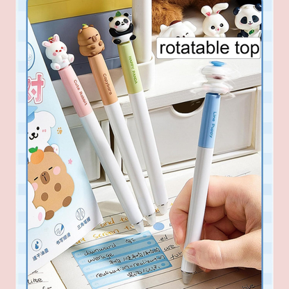 HIMIC 360° Furry Friends Erasable Gel Pen (Set of 4)