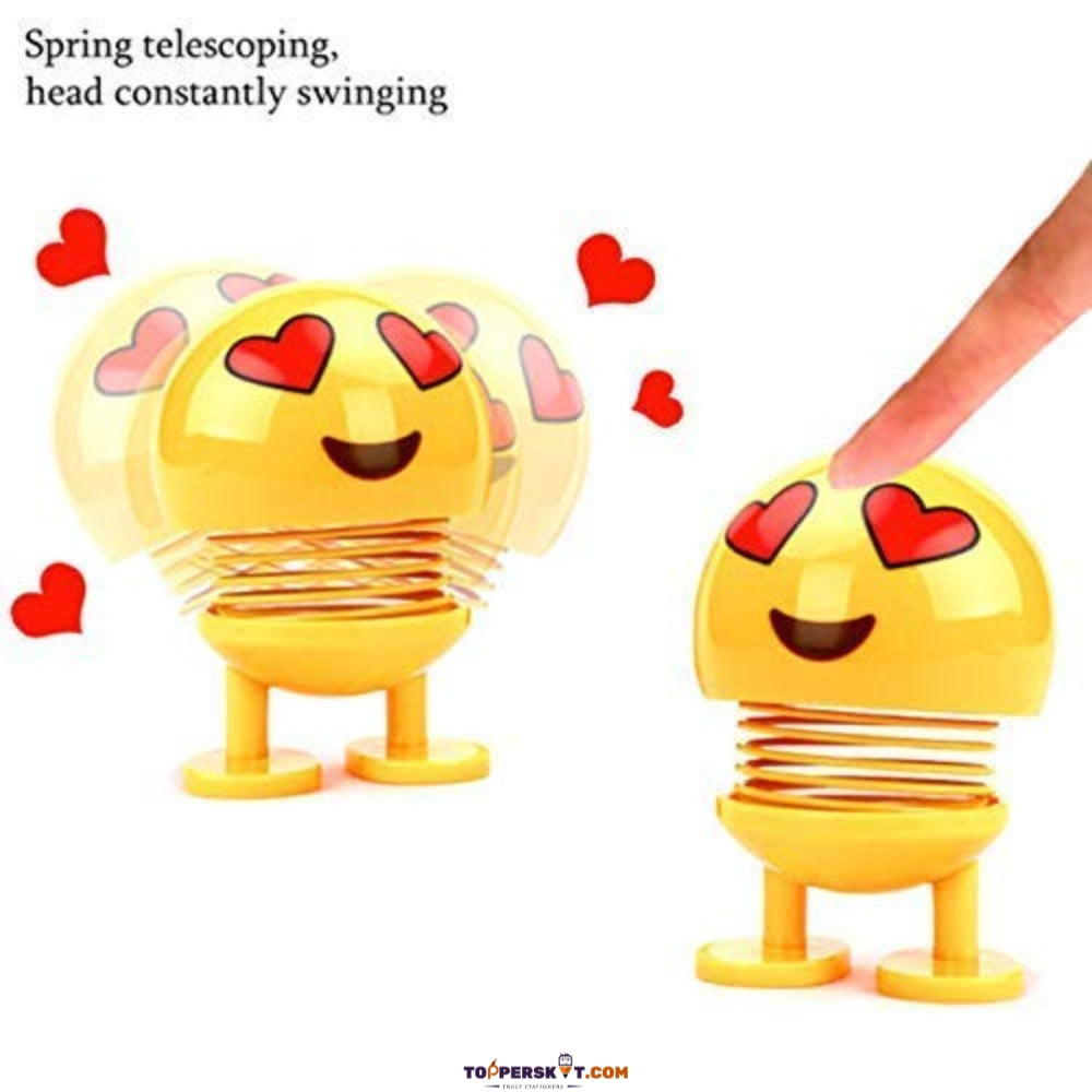 Smiley Face Spring Doll – Fun & Bouncy Toy (Pack of 1)