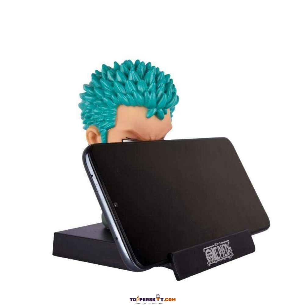 Cartoon Roronoa Zoro Anime Bobble Head – Fun Car Dashboard & Desk Décor (Pack of 1)