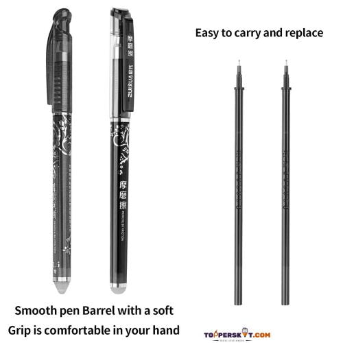 MagicWipe Erasable Gel Pen Black Ink ( Pack of 1 )