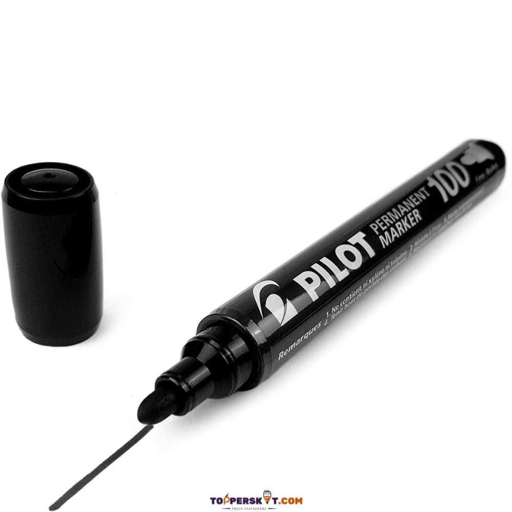 Pilot Permanent Marker 100 Bullet Tip - Black (Pack of 1)