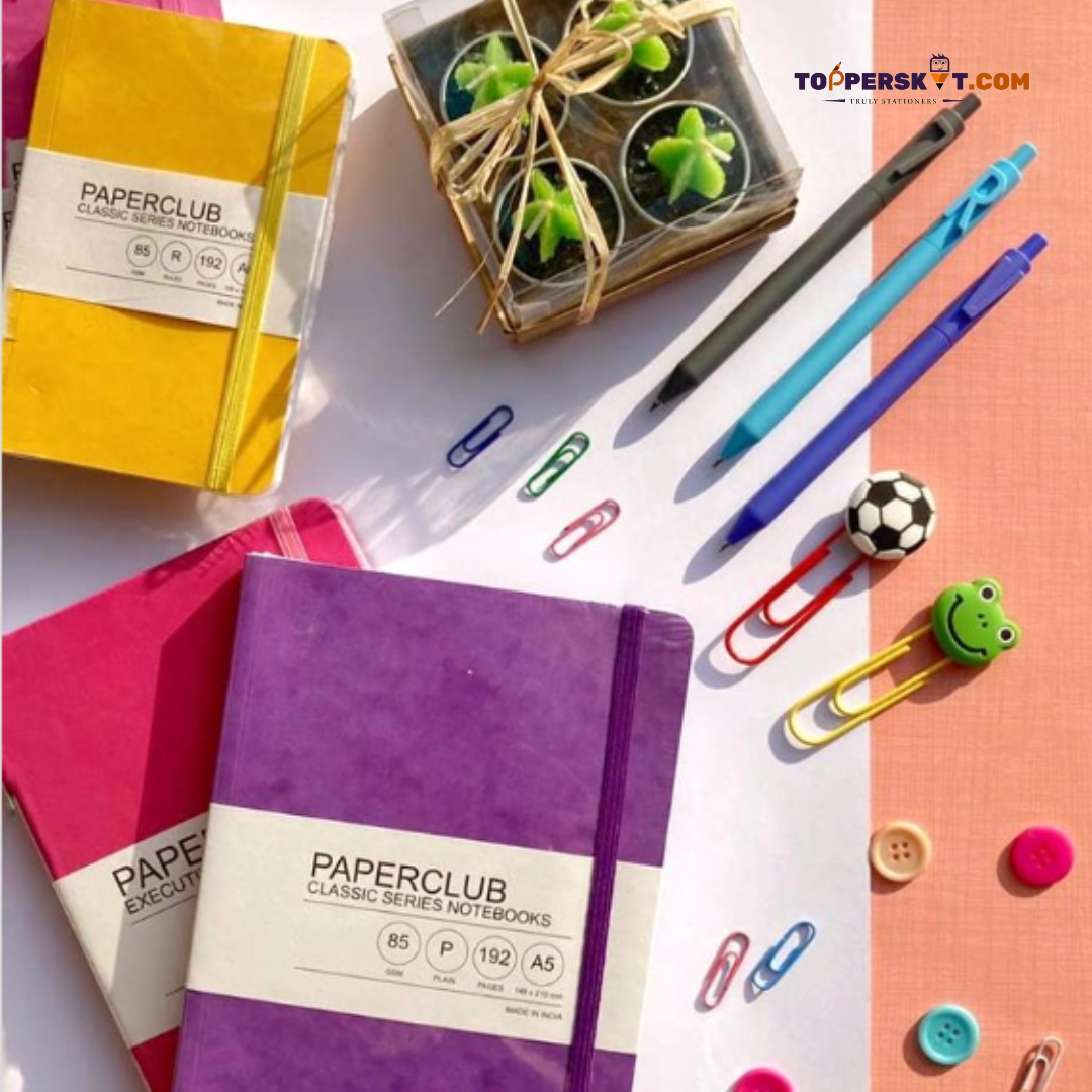 PaperClub Single Line Executive Series Notebooks - Premium Quality 192 Pages (Pack of 1)