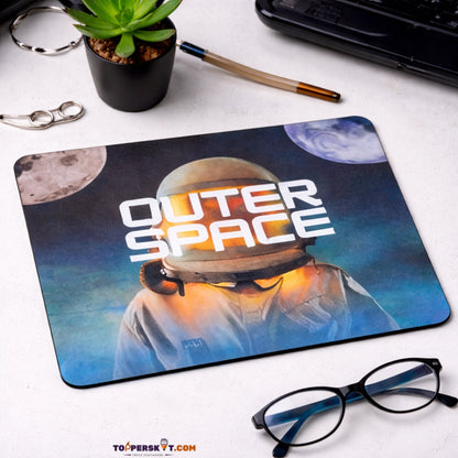 Outer Space Design Mouse Pad – Foldable With Vibrant Colors (Pack of 1)