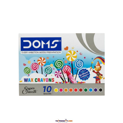 Doms Wax Crayon Small (Pack Of 10 )