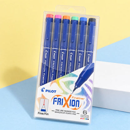 Pilot Frixion Fineliner Set of 6 Assorted Colours - Image 3