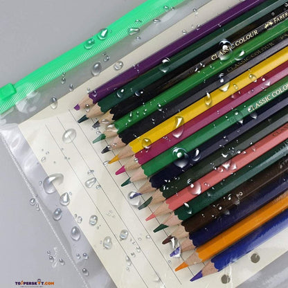 Versatile Transparent Pencil Pouch ( Pack of 1 )