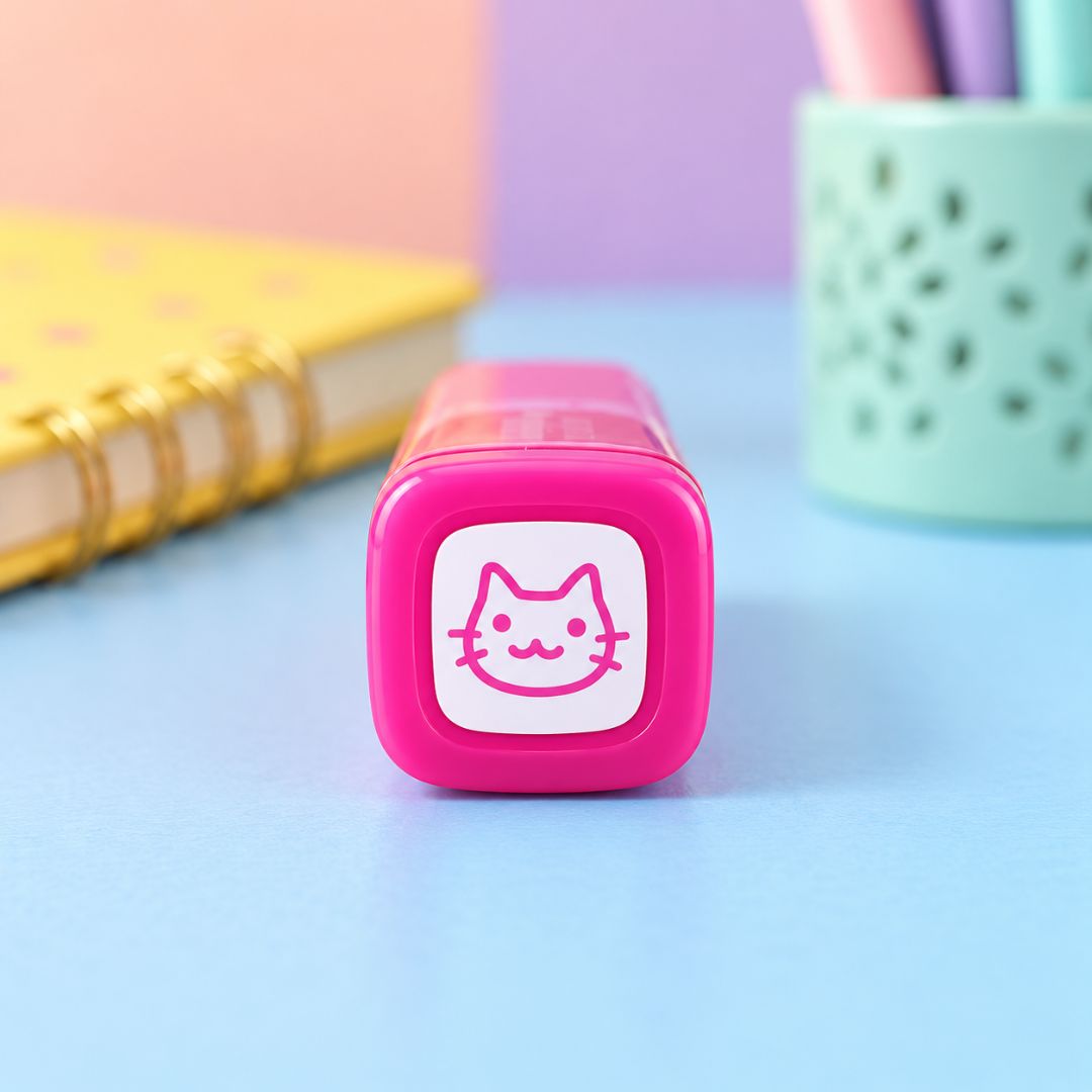 Pilot Frixion Stamps – Cat Face Designs for Journals & Planners (Pack Of 1)