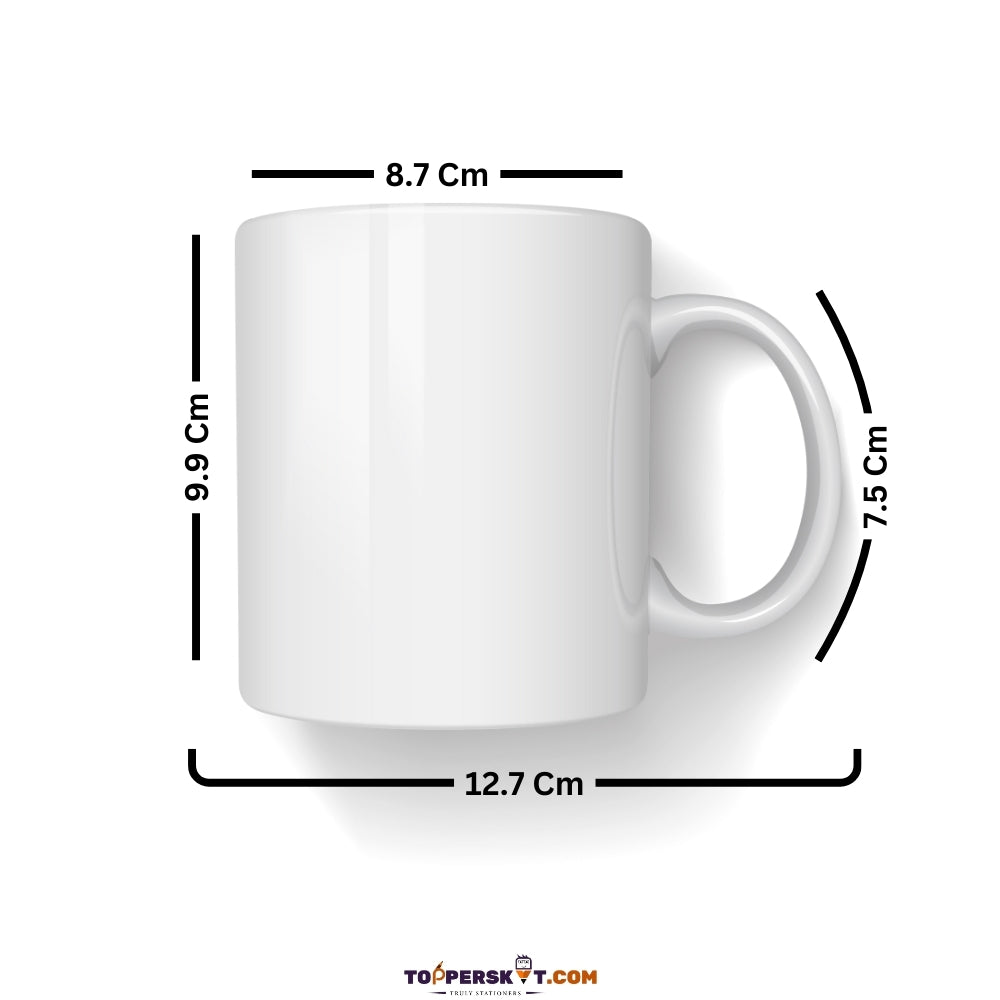 Stylish Coffee Mug with Printed Design (Pack of 1)