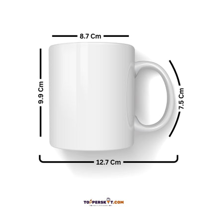 Stylish Coffee Mug with Printed Design (Pack of 1)