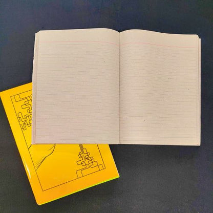 (2 Pcs.) Nature A4 Rough Single Line  Register – 356 Pages Each Notebook