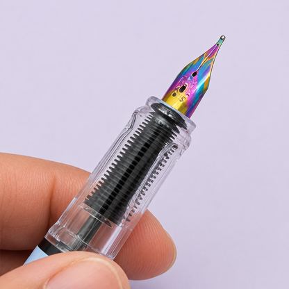 Cute Purple Theme Cartoon Fountain Pen Gift Set (Pack of 1)