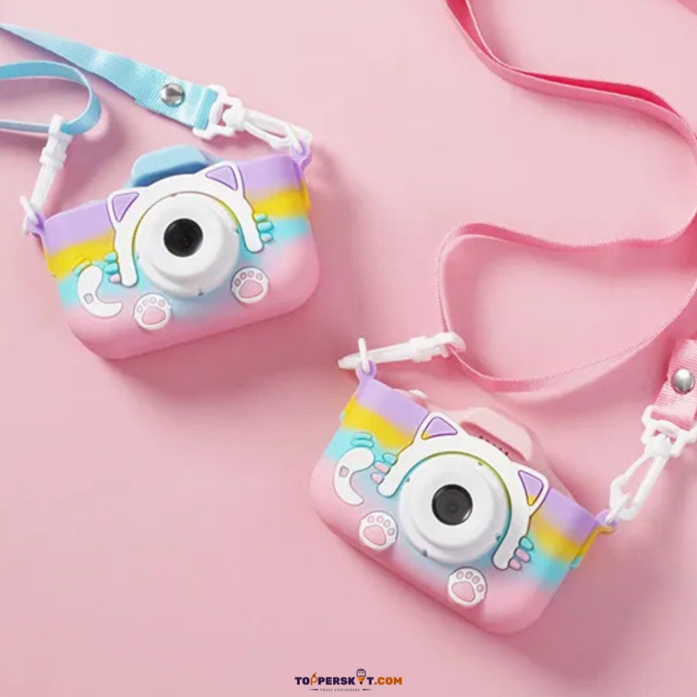 Kids Mini Cute Kitty Digital Camera  –  Rear Camera (Pack of 1)