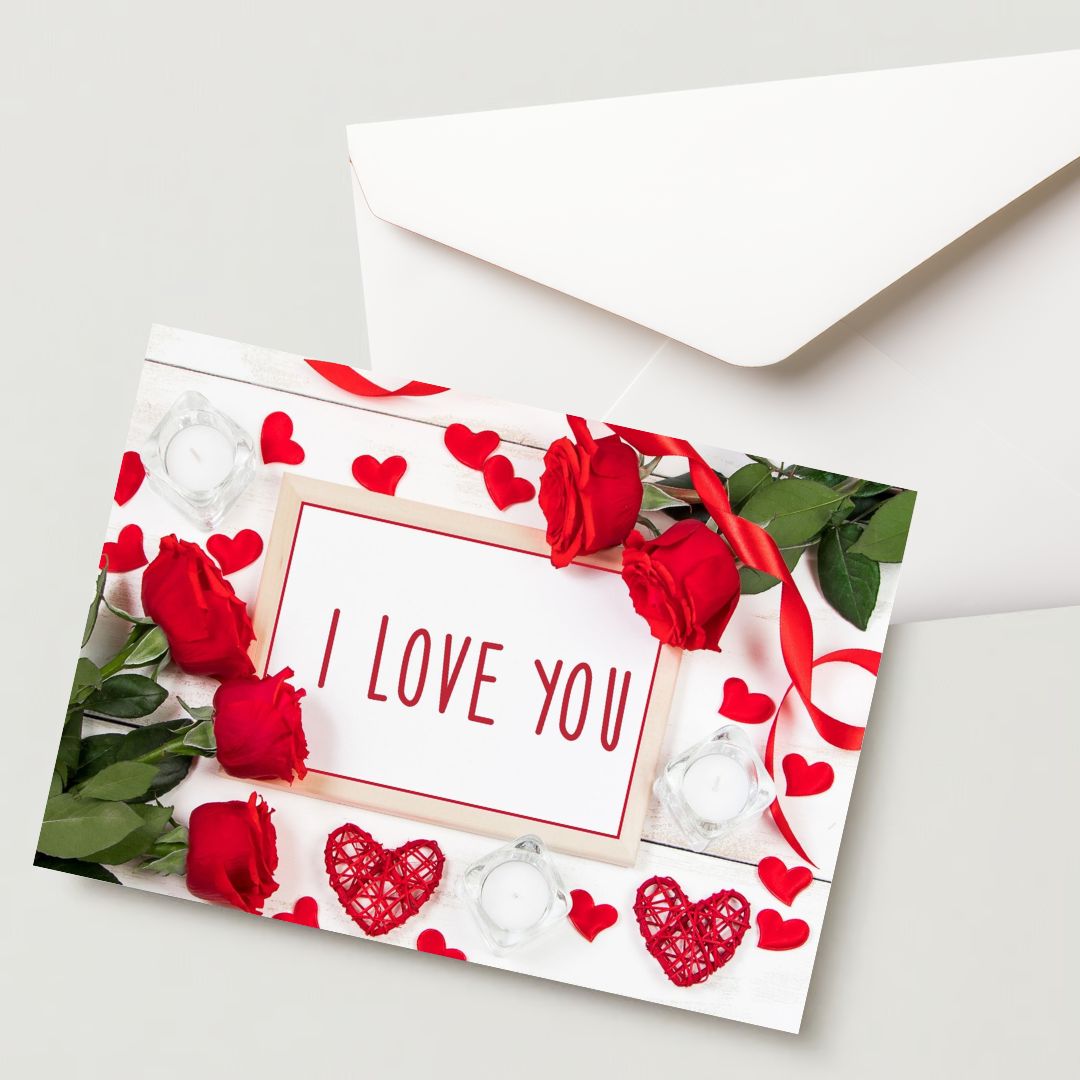 Premium  Propose Card - 300 GSM Cold Pressed Paper (Pack of 1)