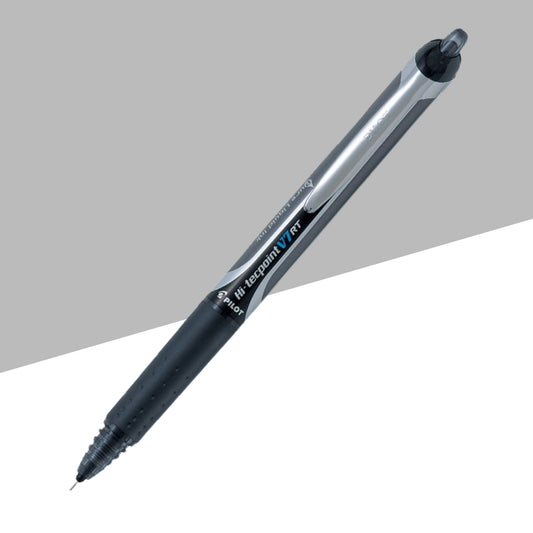 Pilot Hi-Tecpoint V7RT Roller Ball Pen Black - Extra Fine Tip (Pack of 1)