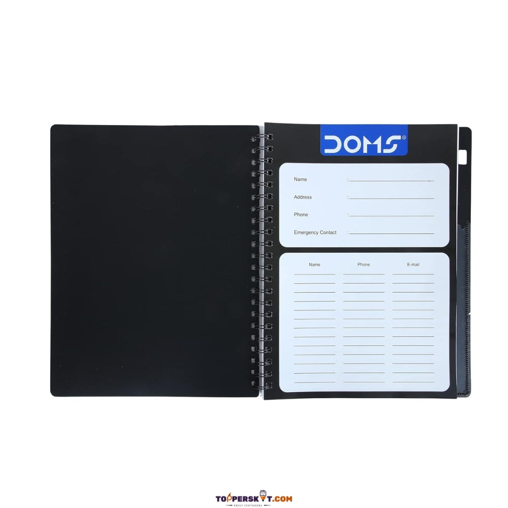 DOMS A4 Size 1 Subject Notebook- 70 GSM for College and Office Use ( Pack of 1 )