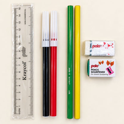 Polo Supreme Kit displayed with stationery items