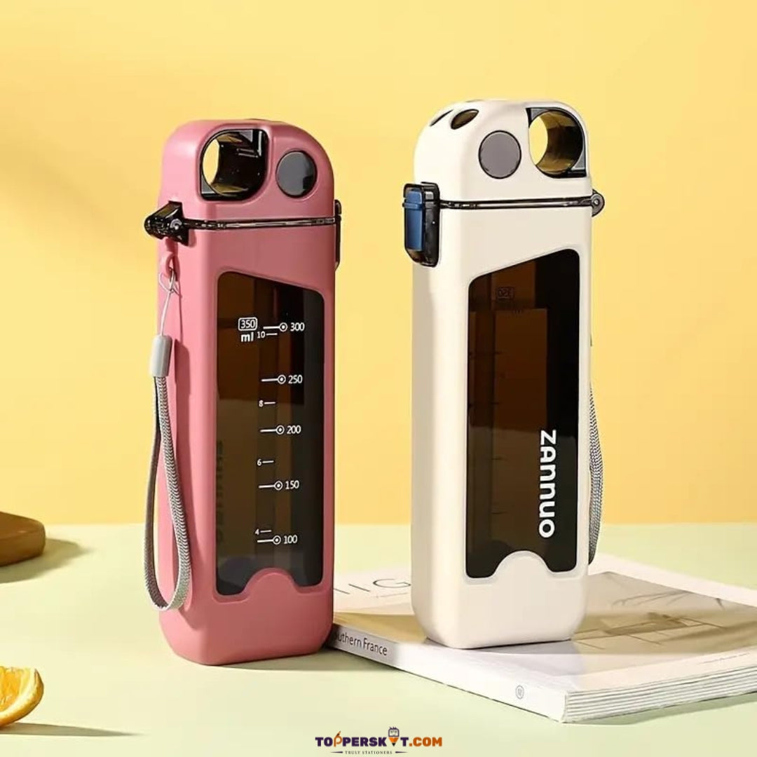 Zannuo 300ml Plastic Water Bottle – Compact & Leak-Proof (Pack of 1)