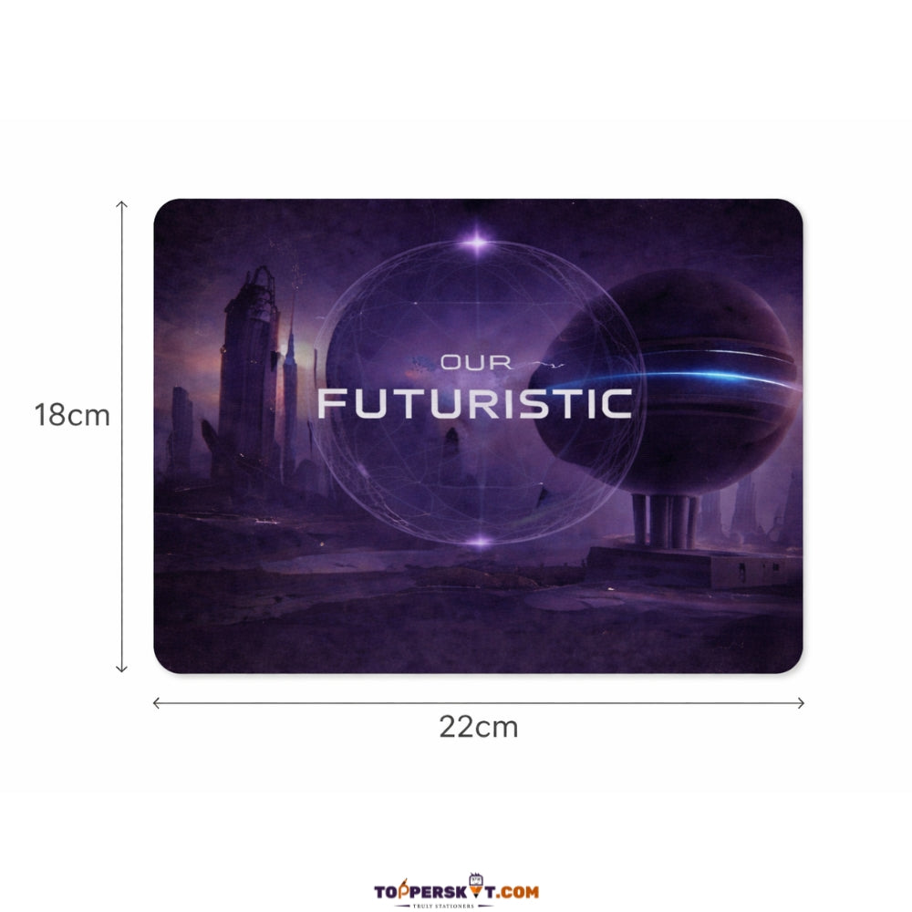 Our Futuristic Design Mouse Pad – Foldable With Vibrant Colors (Pack of 1)