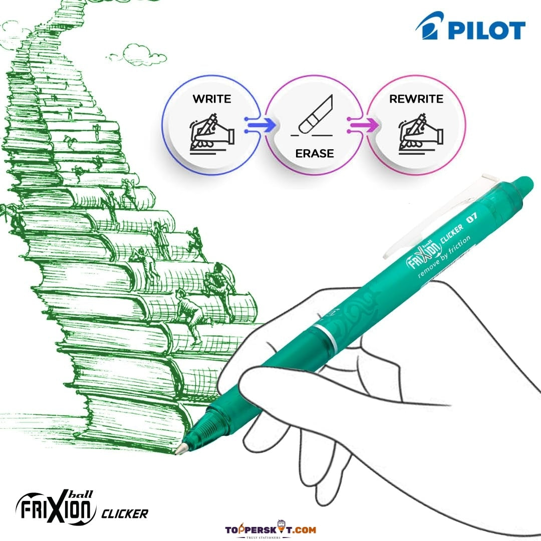 Pilot Frixon Erasable Roller Ball Pen – Green ( Pack of 1 )