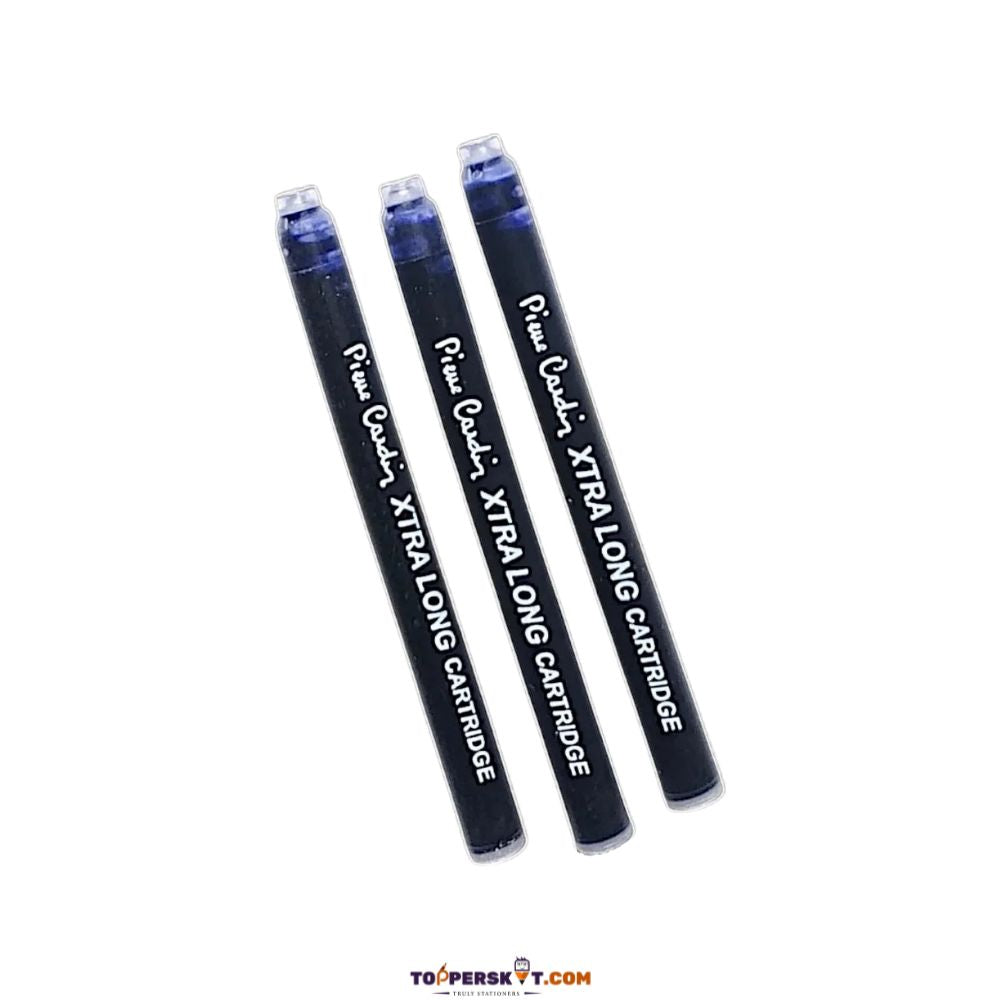 Pierre Cardin Xtra Long Ink Cartridge – Blue (Pack of 3)