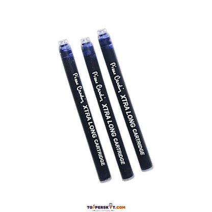 Pierre Cardin Xtra Long Ink Cartridge – Blue (Pack of 3)