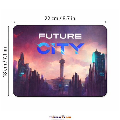 Future City Design Mouse Pad – Foldable & Anti-Slip (Pack 0f 1)
