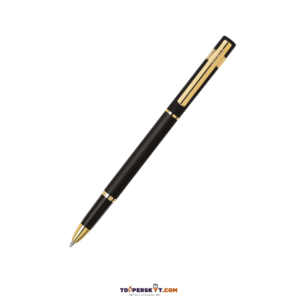 Unomax Nexa Gold Roller Pen - Blue Ink, Jet Ink Technology (Pack of 1)