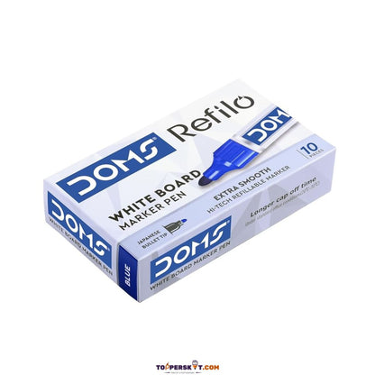 Doms Refilo Whiteboard Marker - Blue ( Pack Of 1 )