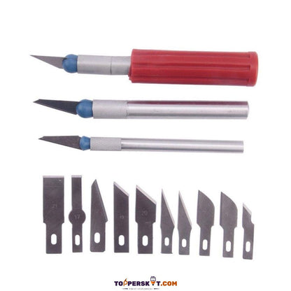 Topperskit 13-Piece Hobby Knife Set : Precision Crafting