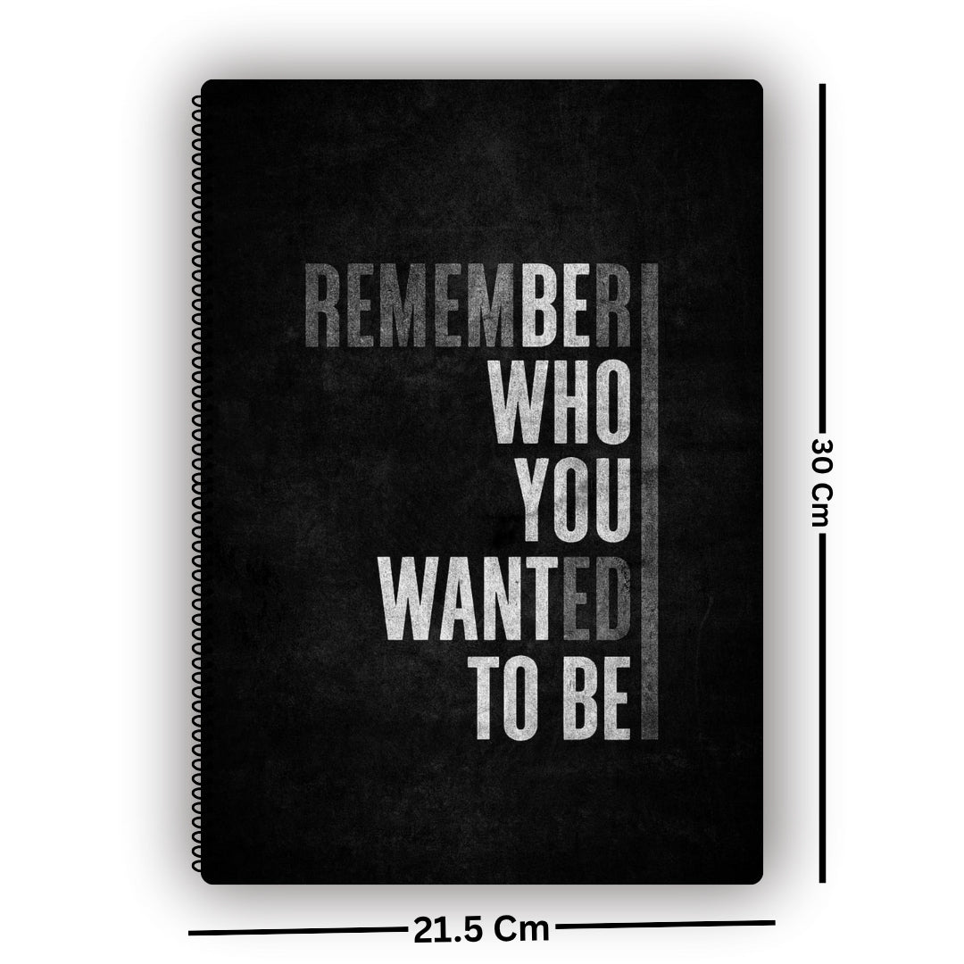 A4 Size Unruled Spiral Notebook– Premium Quality (Pack of 1)