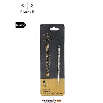 Parker M Systemark Ball Refill – Black (Pack of 1)