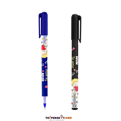 Win Te Amo Ball Pen - Black (Pack of 5)