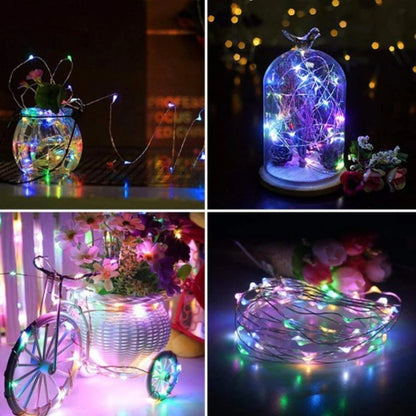 Multicolor Fairy Decoration Lights Battery Powered-180 CM Wire (Pack of 1 )