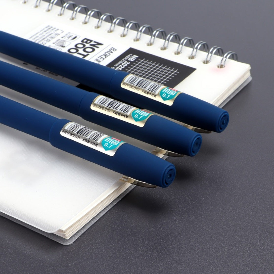 Baoke Blue 0.7mm Gel Pen with Antibacterial Protection (Pack of 1)