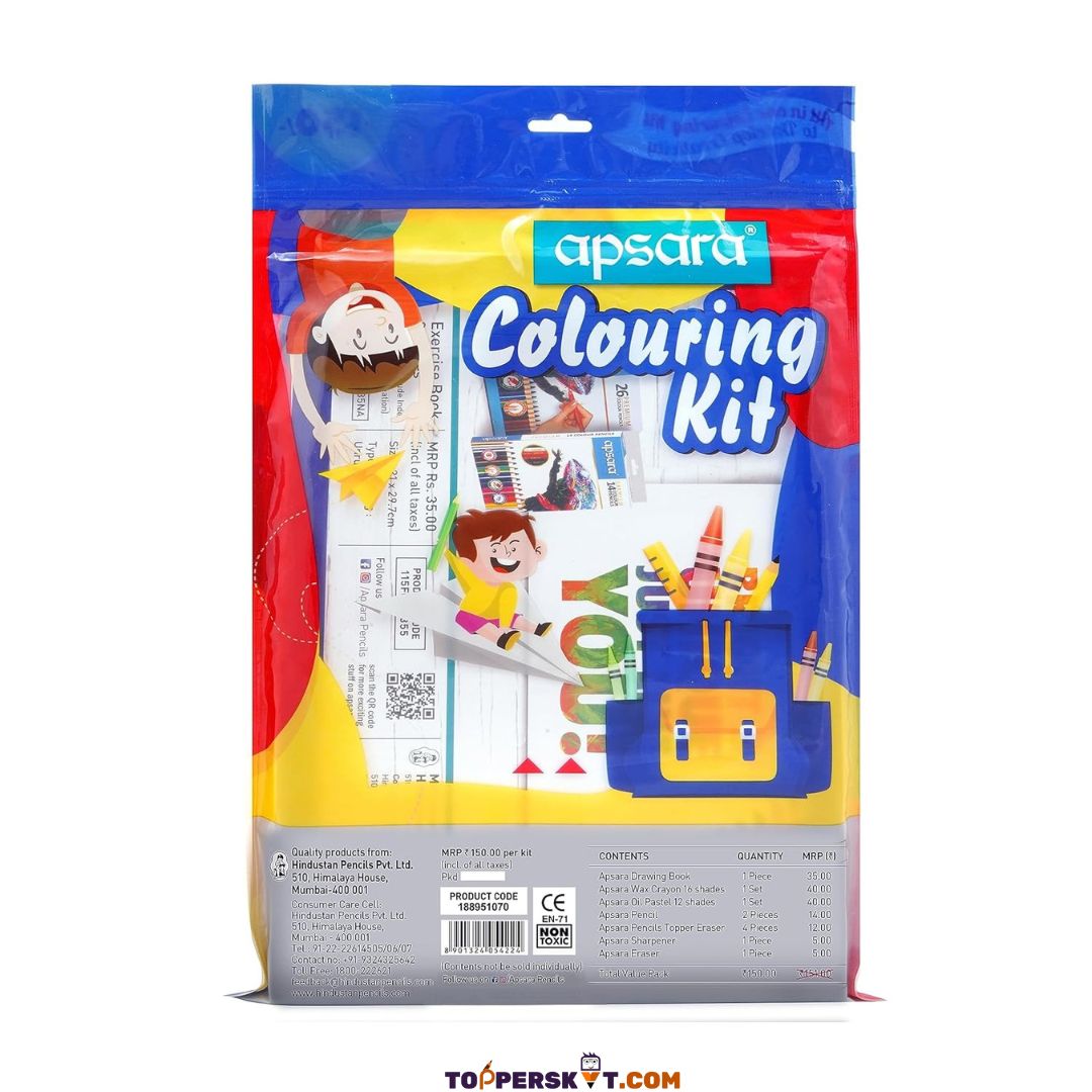 Apsara Colouring Kit - Complete Art Set for Creative Kids