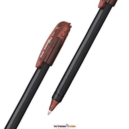 Pentel Ener Gel BK417 0.7 mm Gel Pen – Brown (Pack of 1)