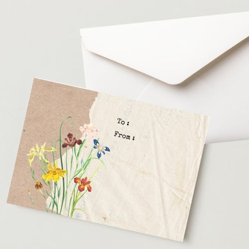 Unique Letter Greeting Card with Envelope - 300 GSM Cold Pressed Writing Card (Pack of 1)