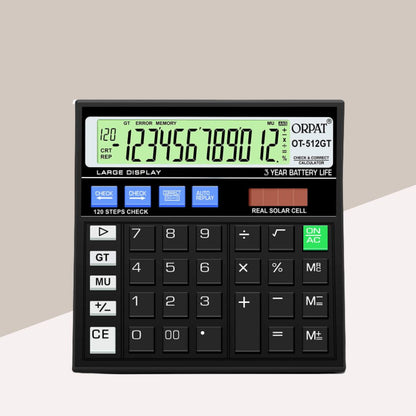 Orpat OT-512GT: Advanced Desktop Calculator for Precision Calculations ( Pack of 1 ) - Topperskit LLP