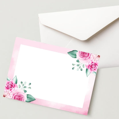 Unique Letter Greeting Card with Envelope - 300 GSM Cold Pressed Writing Card (Pack of 1)