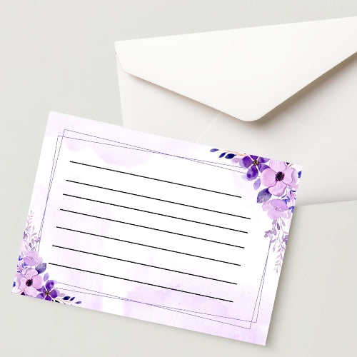Unique Letter Greeting Card with Envelope - 300 GSM Cold Pressed Writing Card (Pack of 1)
