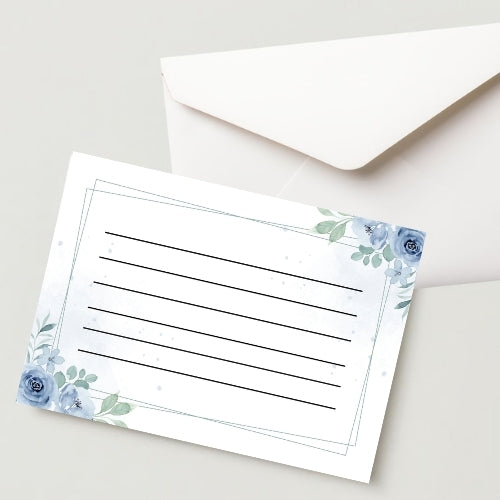 Unique Letter Greeting Card with Envelope - 300 GSM Cold Pressed Writing Card (Pack of 1)