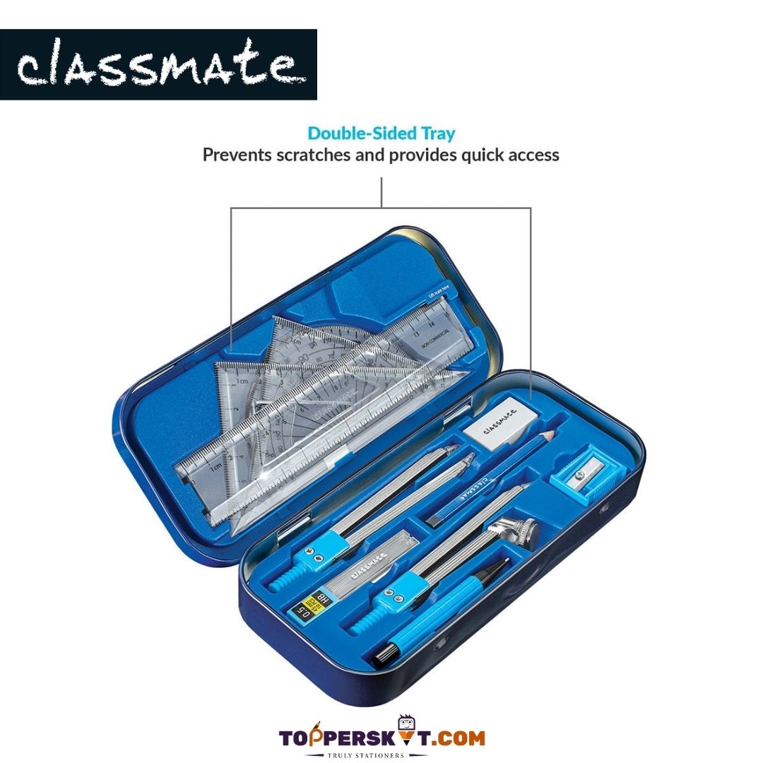 Classmate Archimedes Geometry Box: Your Precision Geometry Companion ( Pack Of 1 ) - Topperskit LLP