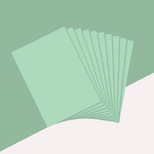 A4 Multipurpose Pastel Paper - Light Green  : Vibrant Premium colour Sheets ( Pack of 20 )