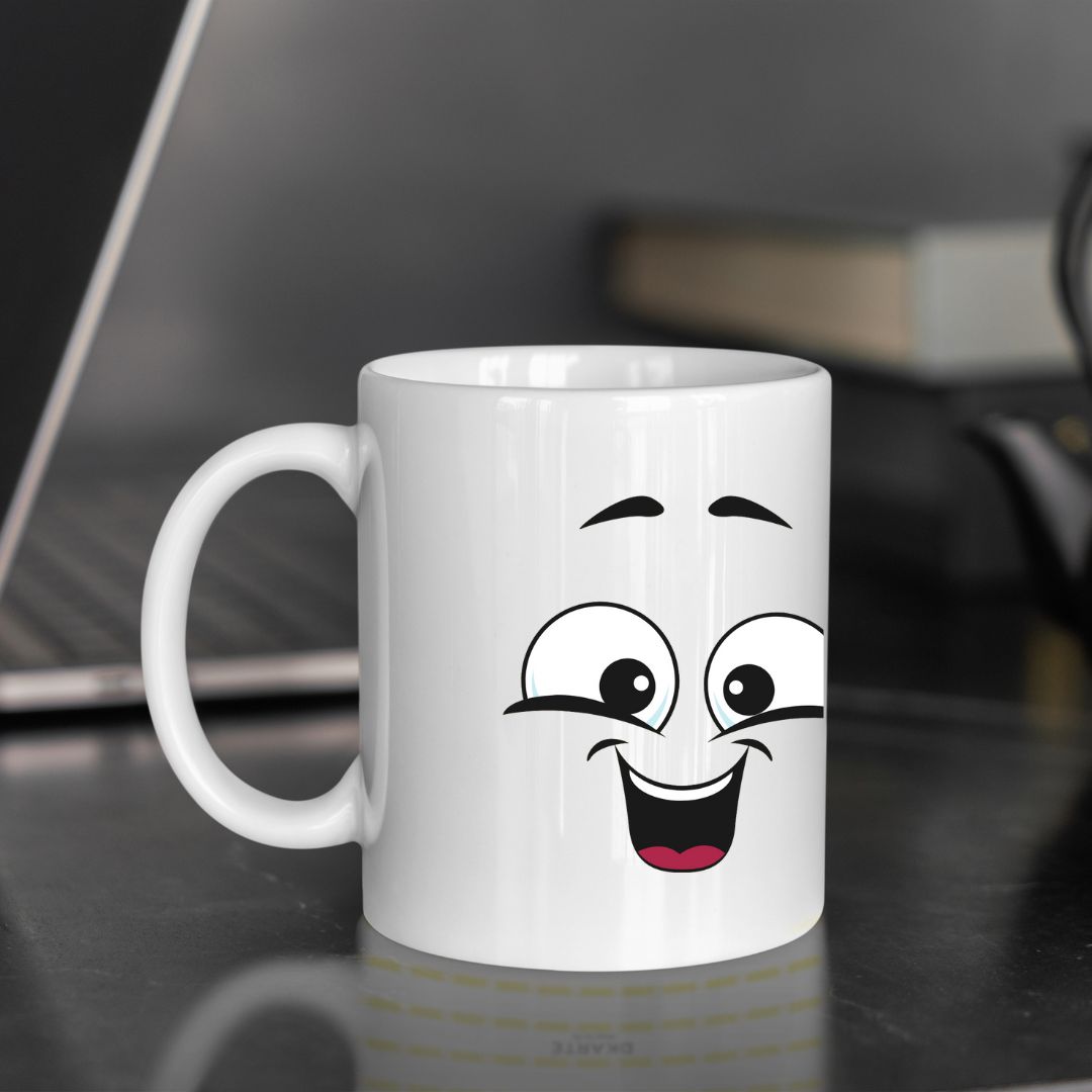 Stylish Coffee Mug with Printed Design (Pack of 1)