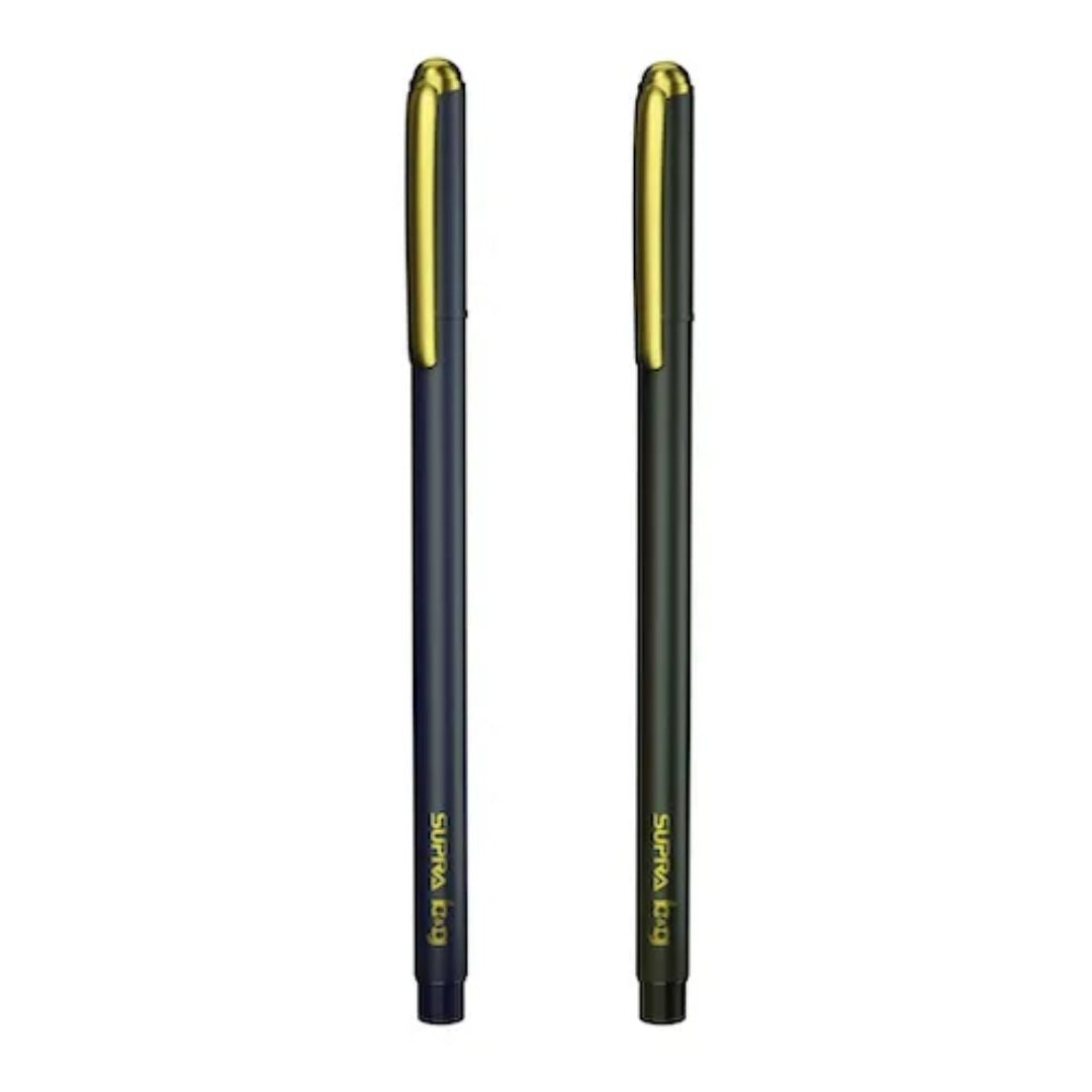 Supra B&G Ball Pen – Blue: Elegance in Every Stroke ( Pack of 1 ) - Topperskit LLP